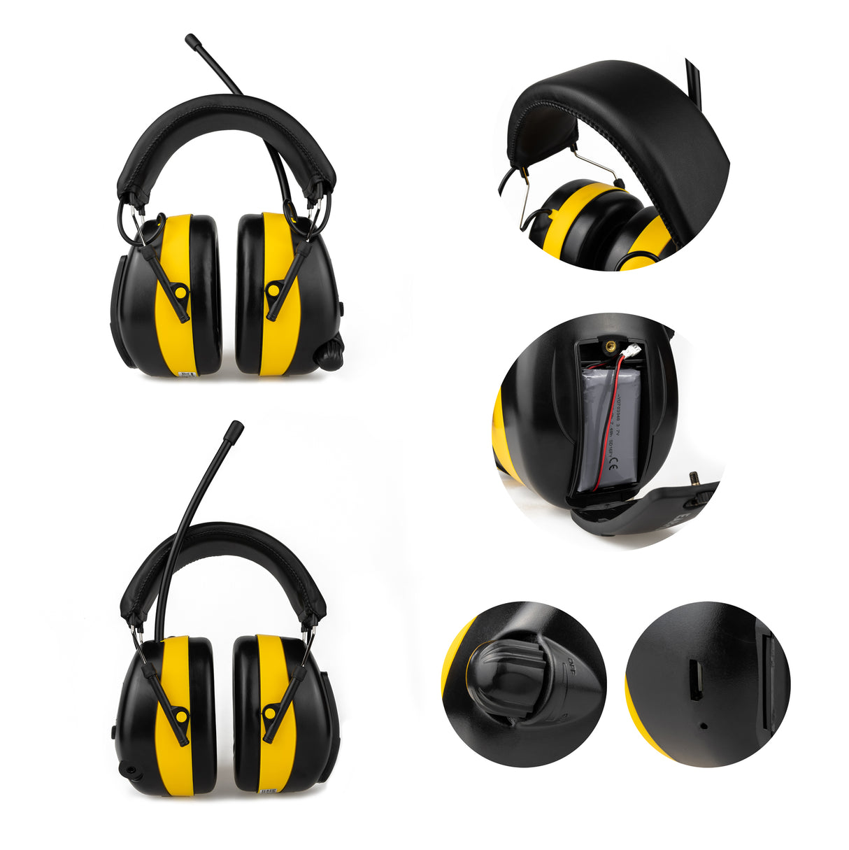 EARMUFF 31dB DAB+/FM/AUX