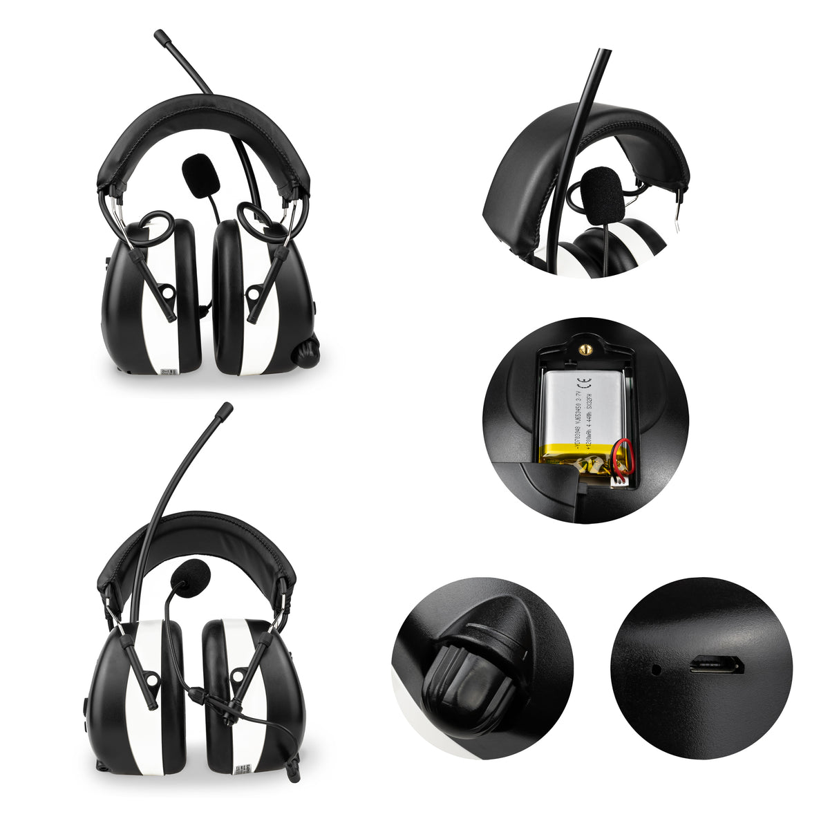 EARMUFF 31dB DAB+/FM/AUX/Bluetooth