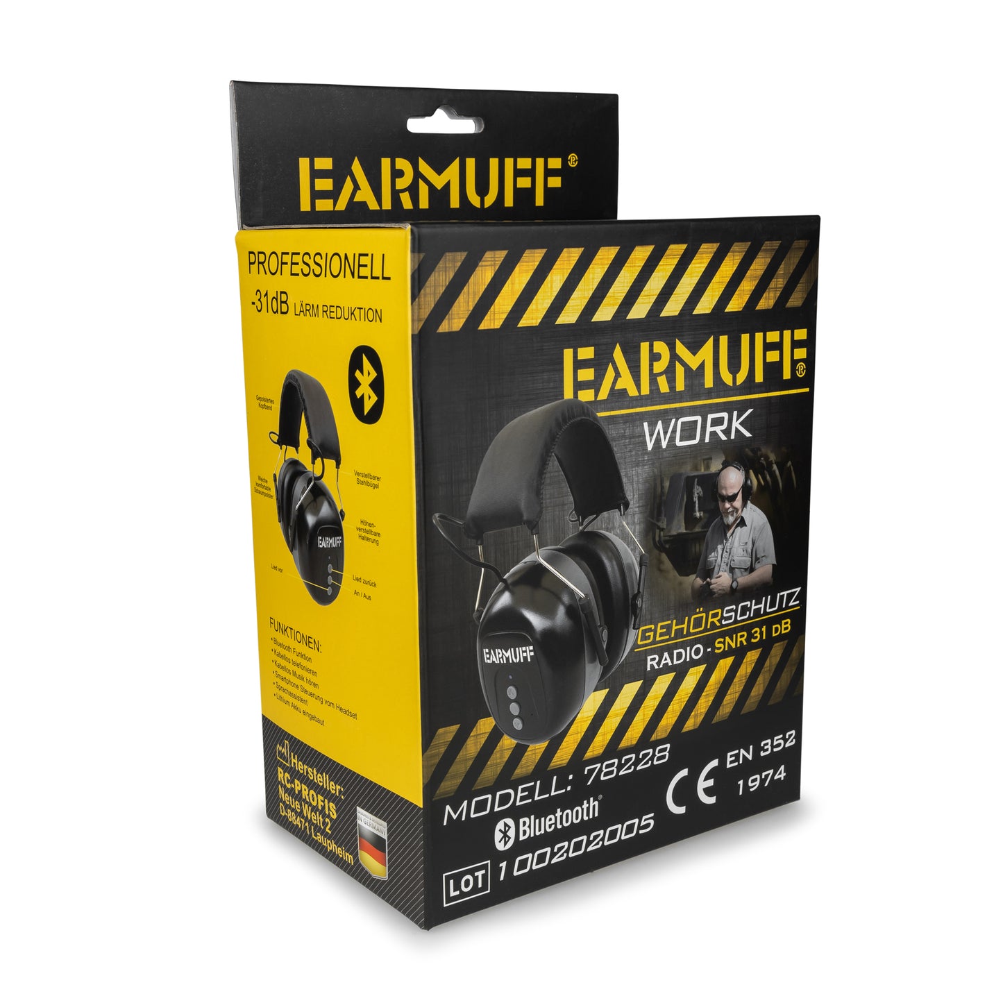 EARMUFF 31dB Bluetooth/AUX