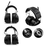 EARMUFF 31dB AM/FM/AUX - Black