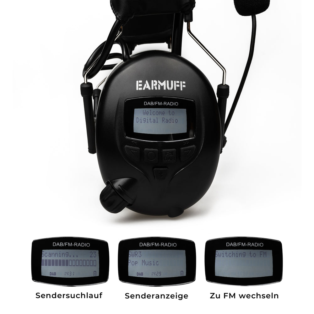 DS-Alert dynamischer 31dB BLUETOOTH FM Radio EARMUFF Kapselgehörschutz Gehörschu DS-Alert dynamischer 31dB BLUETOOTH FM Radio EARMUFF Kapselgehörschutz Gehörschu
